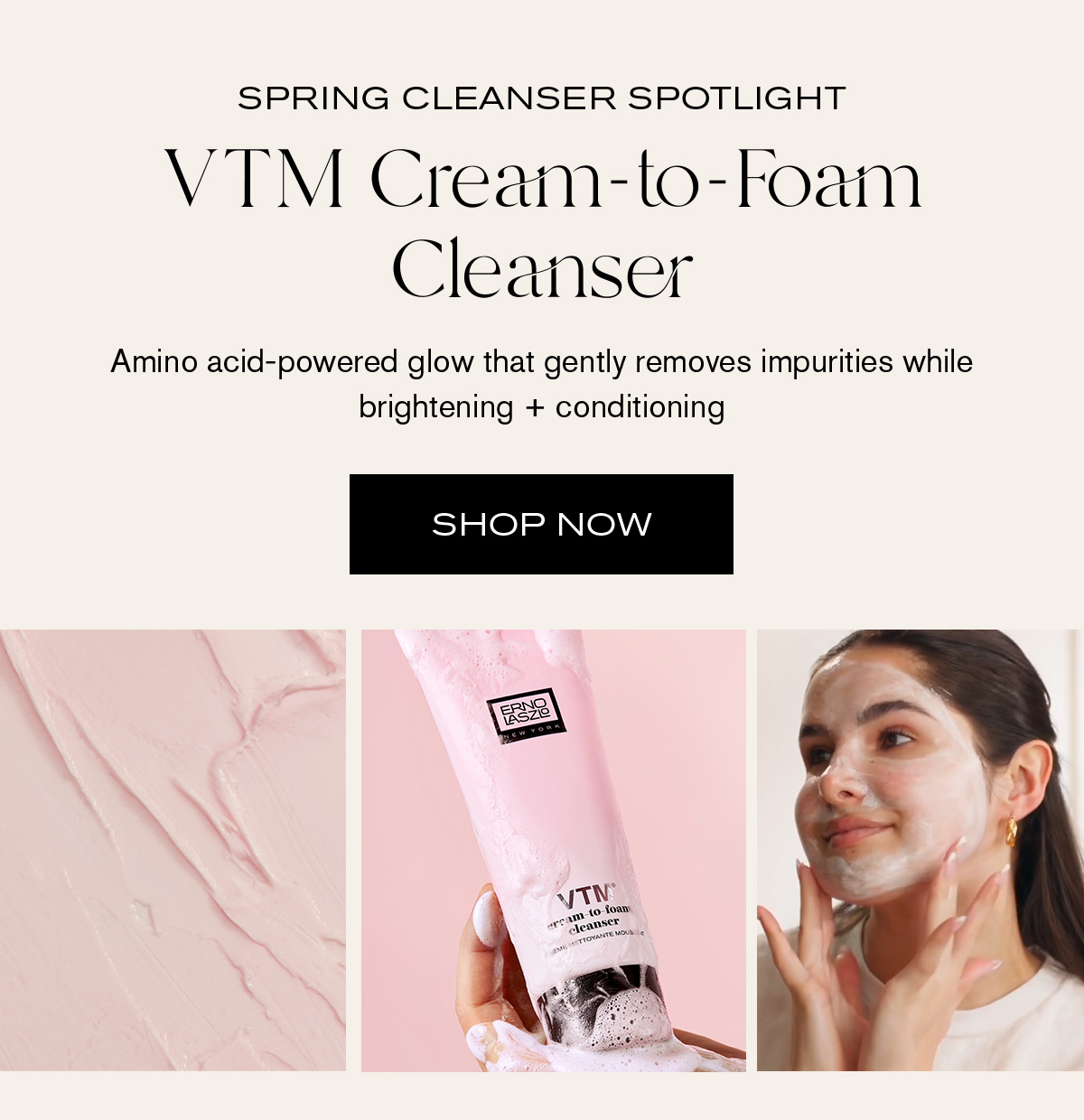 VTM Cream-to-Foam Cleanser