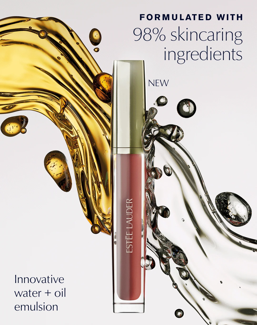 FORMULATED WITH 98% SKINCARING INGREDIENTS | Innovative and water + oil emulsion. | Anti-oxidant protection of Votamin E | 24-hour moisture with Hyaluronic Acid.  