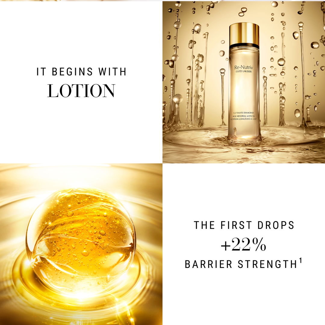It begins with Lotion. The first drops +22% Barrier Strength.1.