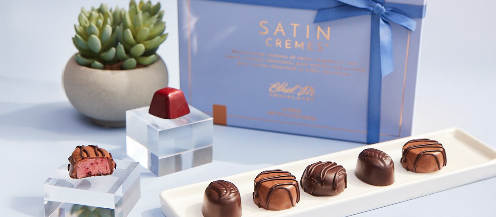 Ethel M Chocolates Satin Cremes Collection