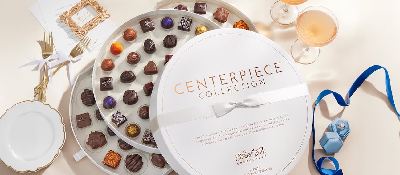 Ethel M Chocolates 65-Piece Centerpiece Collection