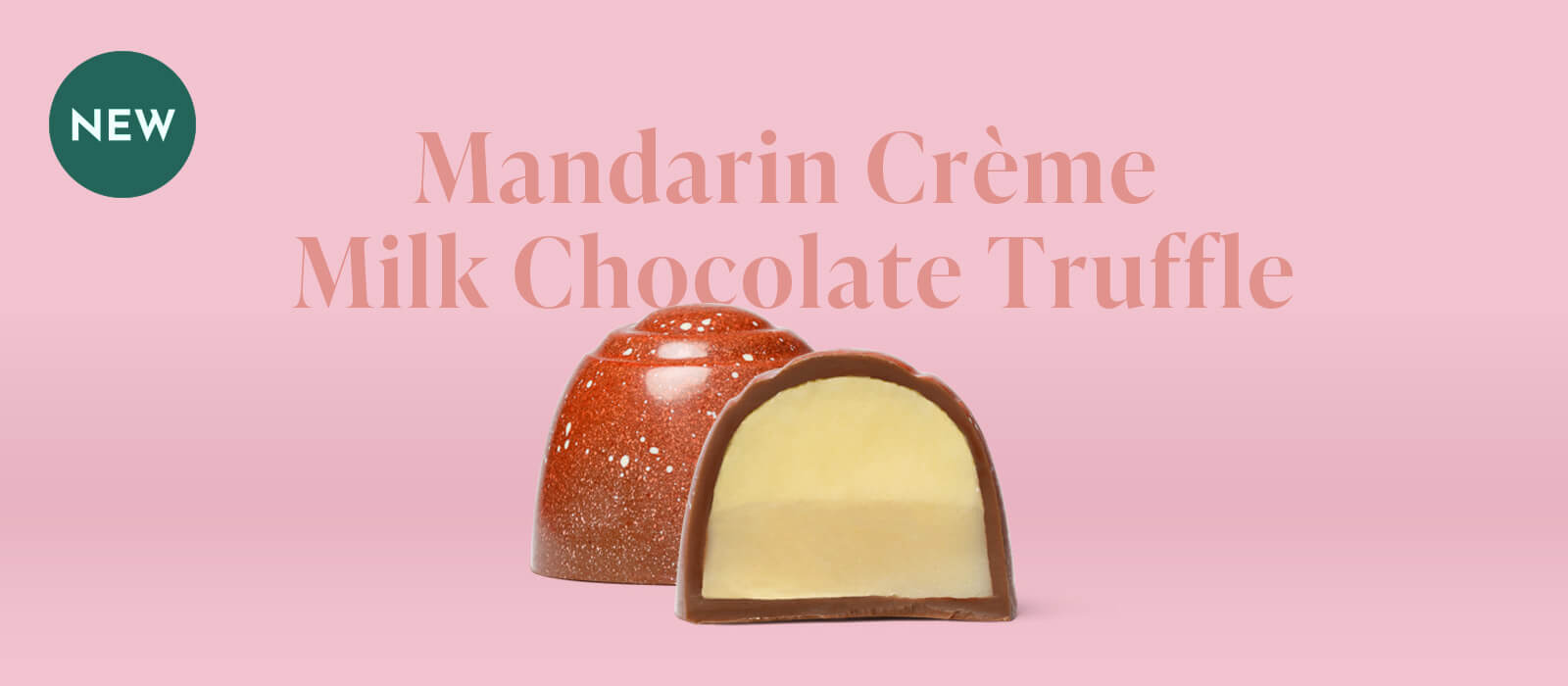 Ethel M Chocolates Mandarin Creme Milk Chocolate Truffle