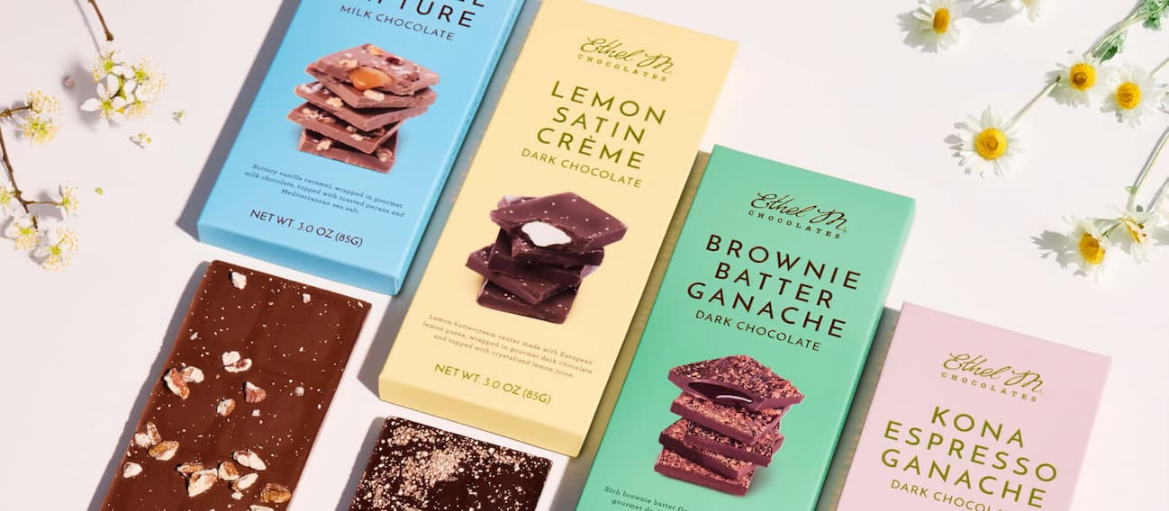Ethel M Chocolates Gourmet Tablet Bars