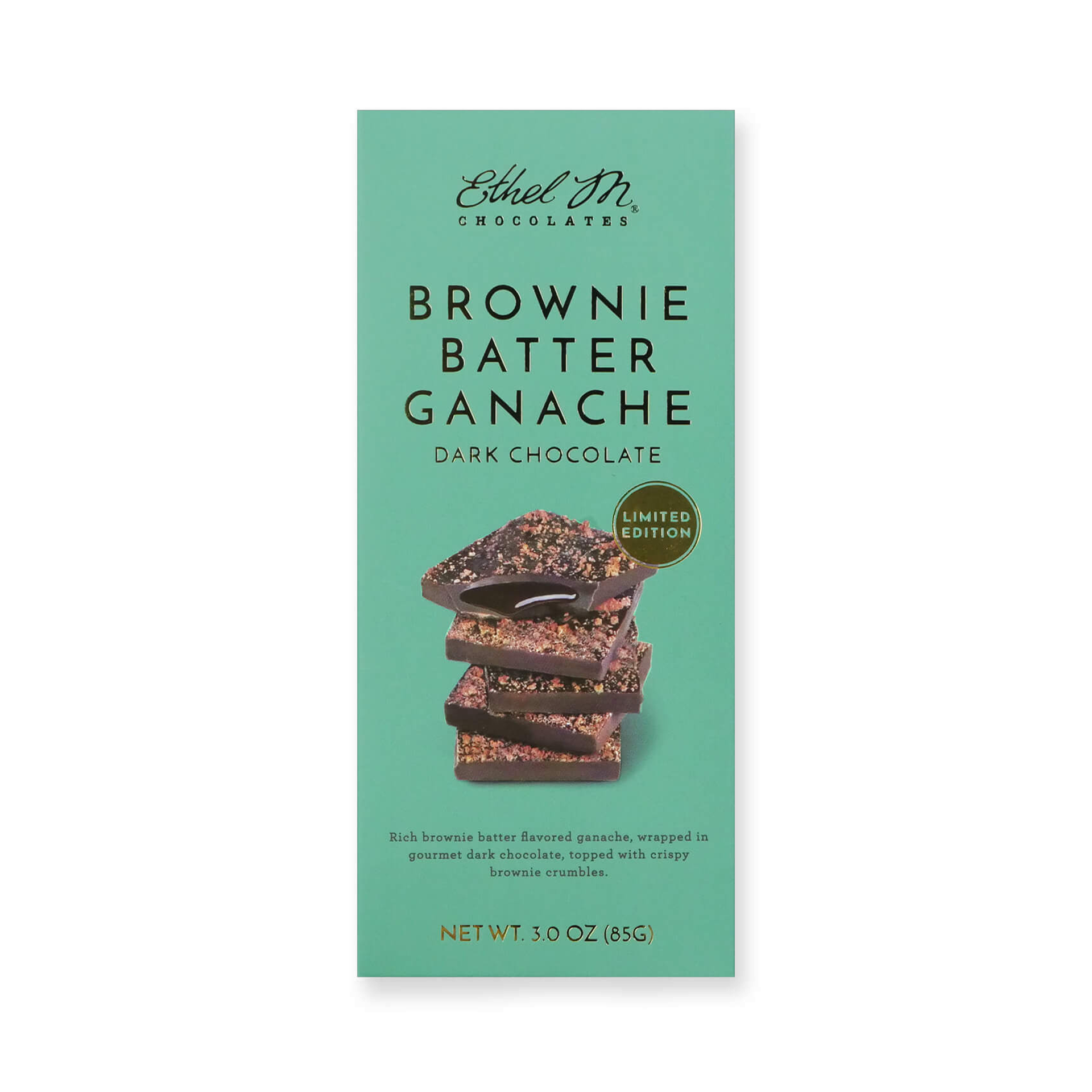 Image of Brownie Batter Ganache Dark Chocolate Tablet Bar