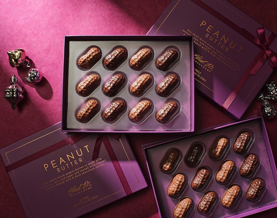Ethel M Chocolates NEW Peanut Butter Collection