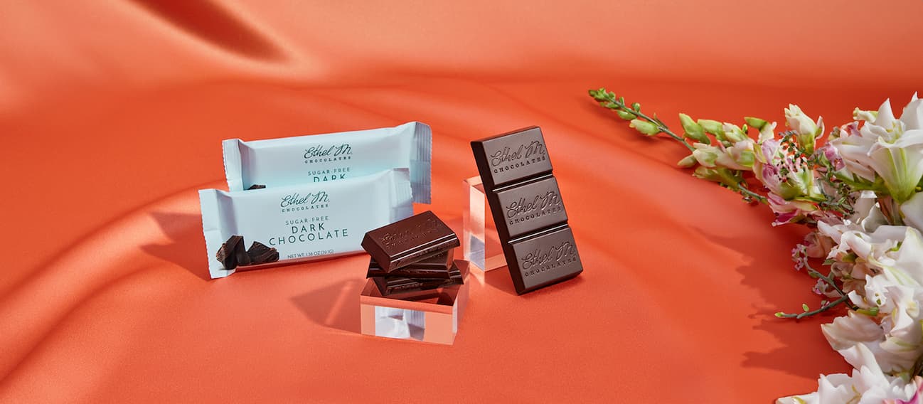 Ethel M Chocolates Sugar Free Dark Chocolate Bar