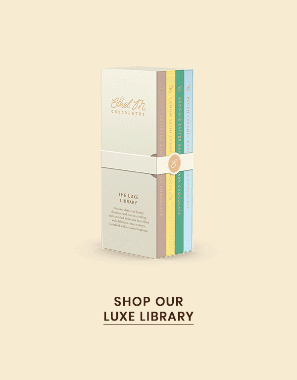 Rotating GIF of the Luxe Library. Rotating through still images of each individual bar.