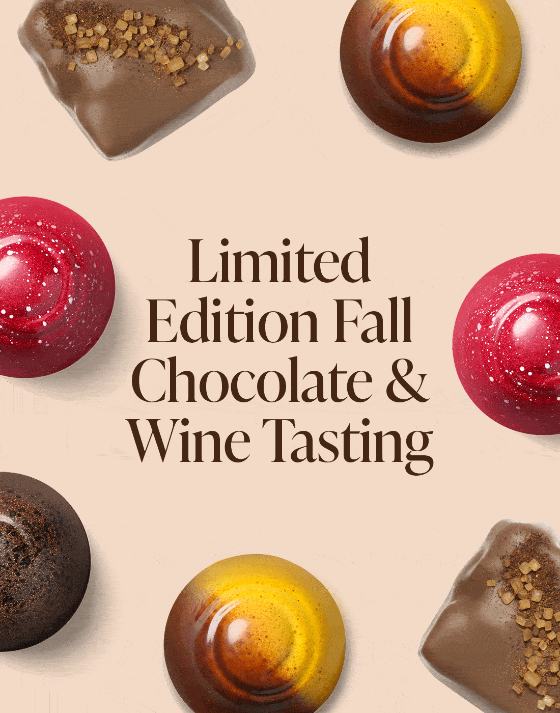 Limited Edition Fall Chocolate & Wine Tasting