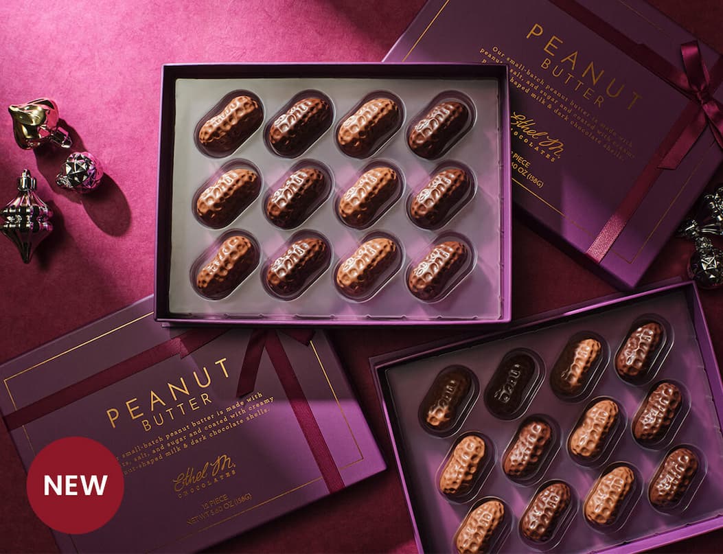 Ethel M Chocolates NEW Peanut Butter Collection