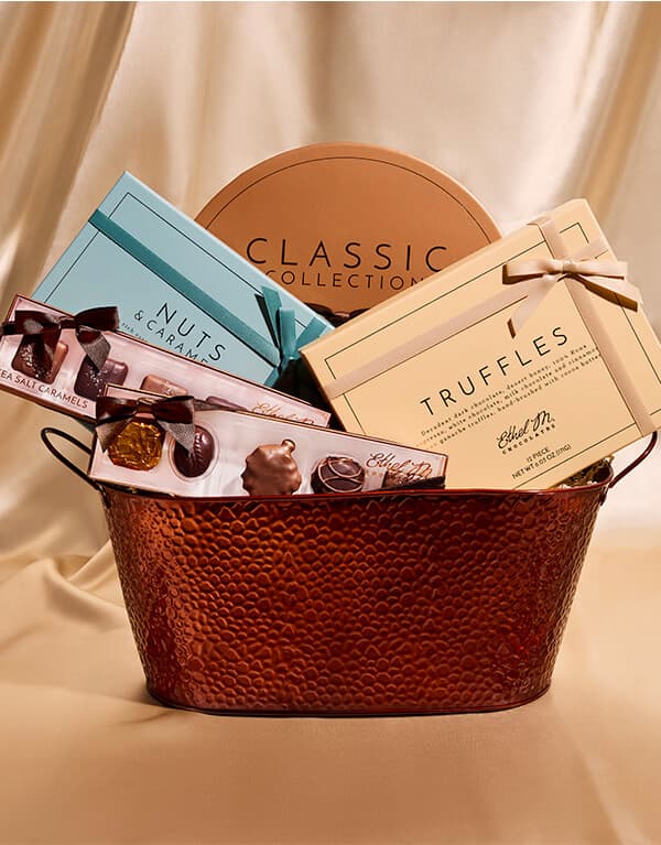 Ethel M Chocolates Epic Premium Gift Basket