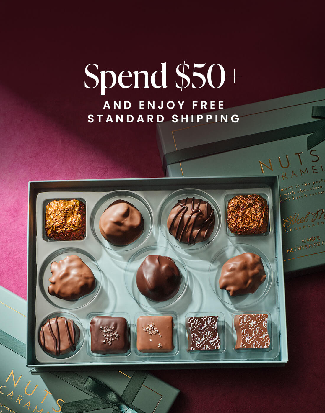 Ethel M Chocolates Nuts & Caramels Collection