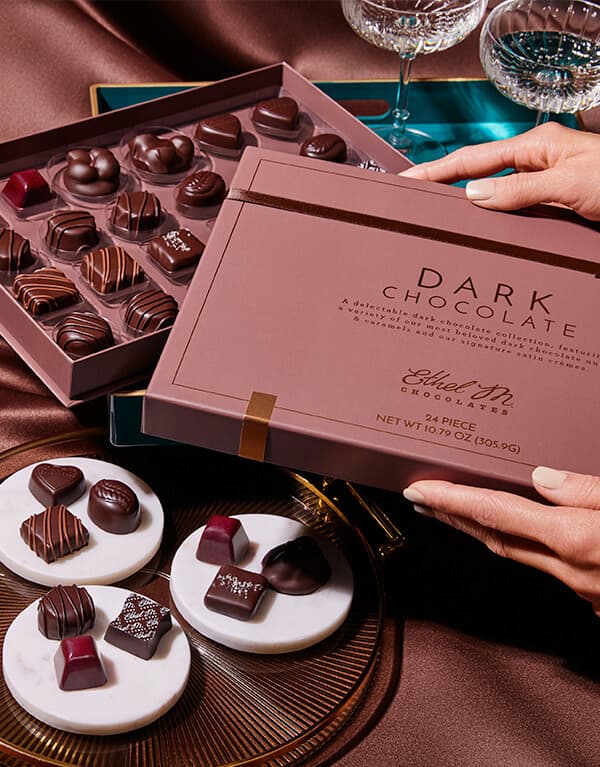 Ethel M Chocolates Dark Chocolate Collection