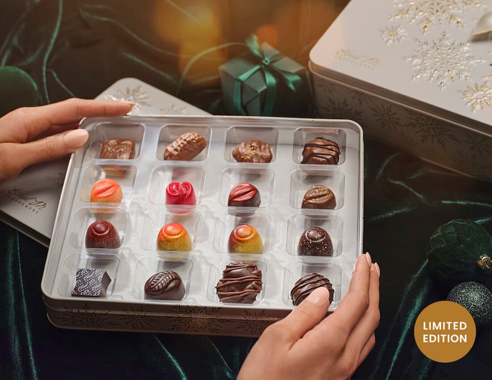 Ethel M Chocolates Snowflake Tin