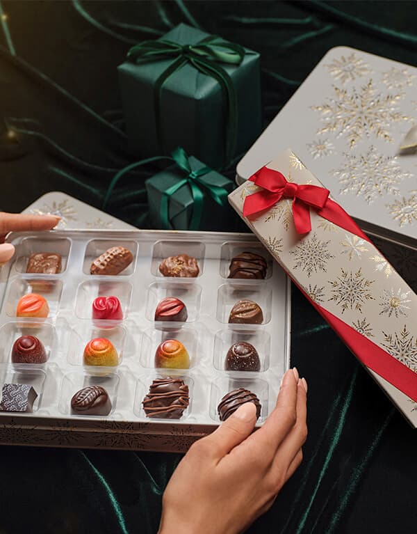 Ethel M Chocolates Snowflake Tin
