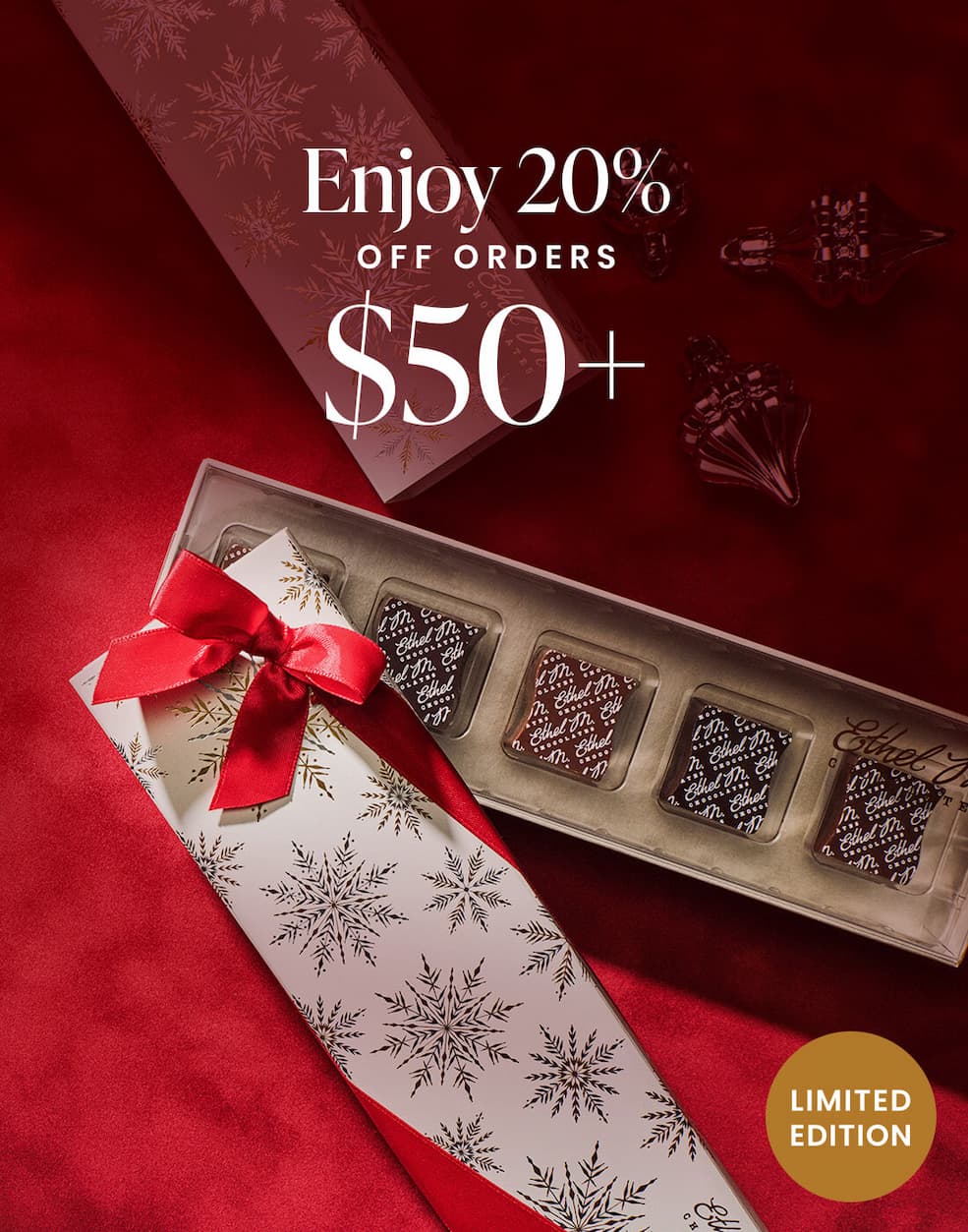 Enjoy 20% off orders $50+