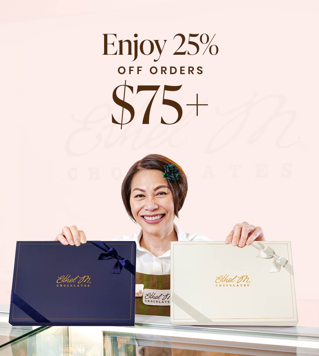 Enjoy 25% Off Orders $75+