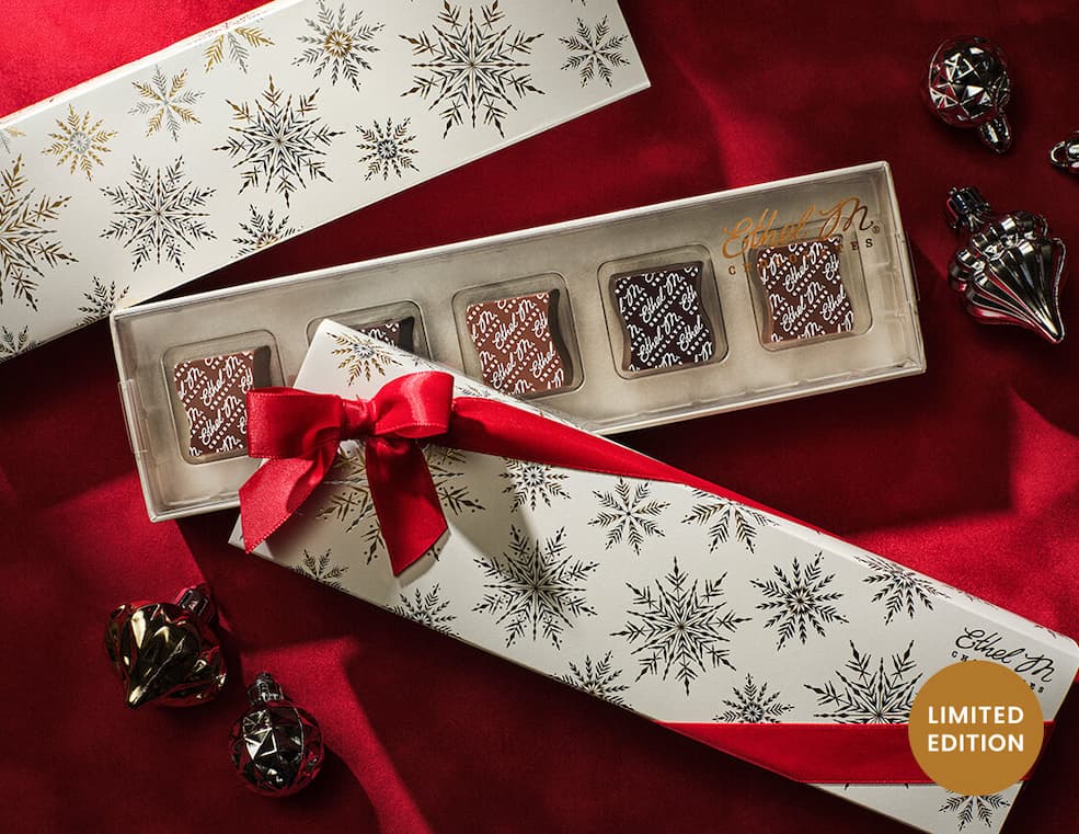 Ethel M Chocolates Holiday Creamy Caramels Sampler