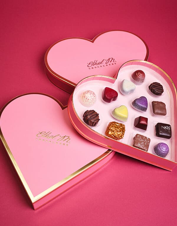 Gift a Ethel M Chocolates Custom Chocolate Box for Valentine's Day!