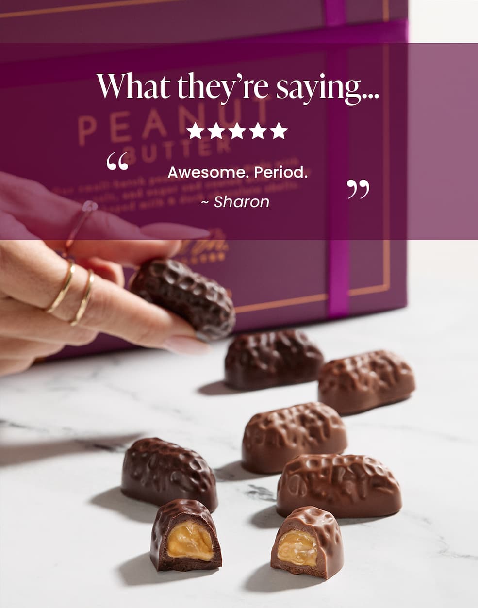 What they're saying... "Awesome. Period." -Sharon