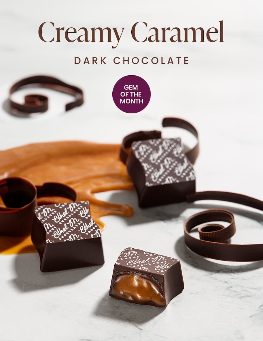Discover our Creamy Caramel Dark Chocolate gem!