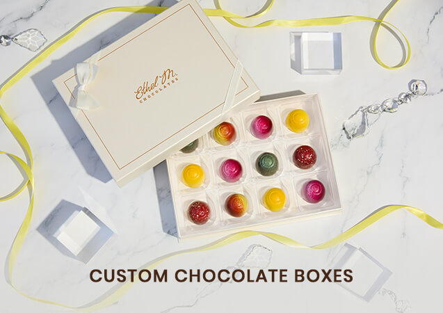 Ethel M Chocolates Custom Chocolate Boxes