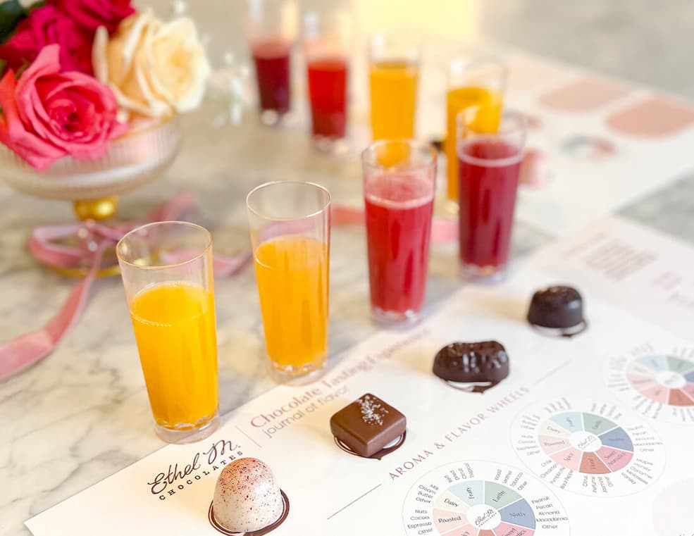 Ethel M Chocolates Mother's Day Chocolate & Mimosa Tasting