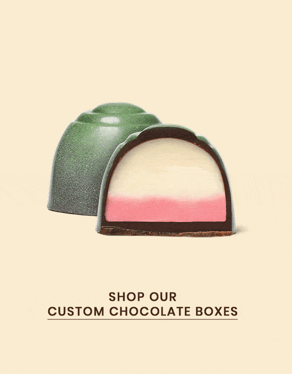 Rotating GIF of the Fruit Fusion Chocolate Gems.
