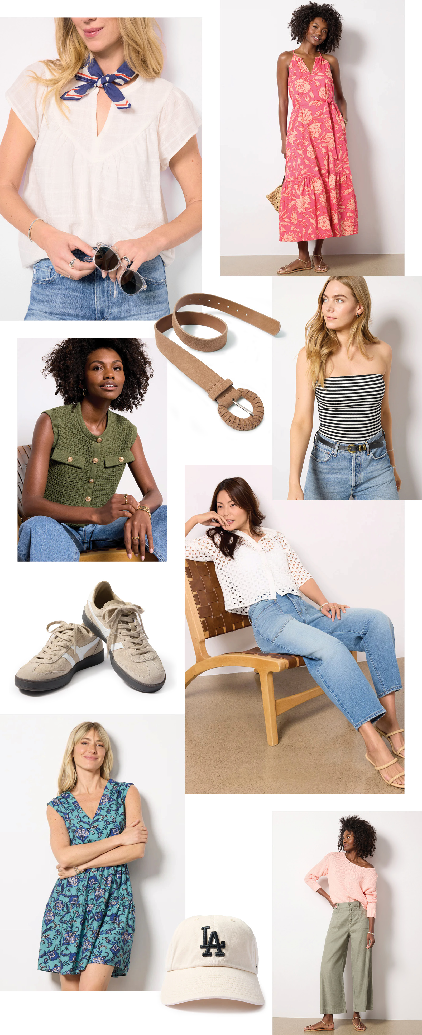 Grid of images of your most loved fashion and accessories of the season.