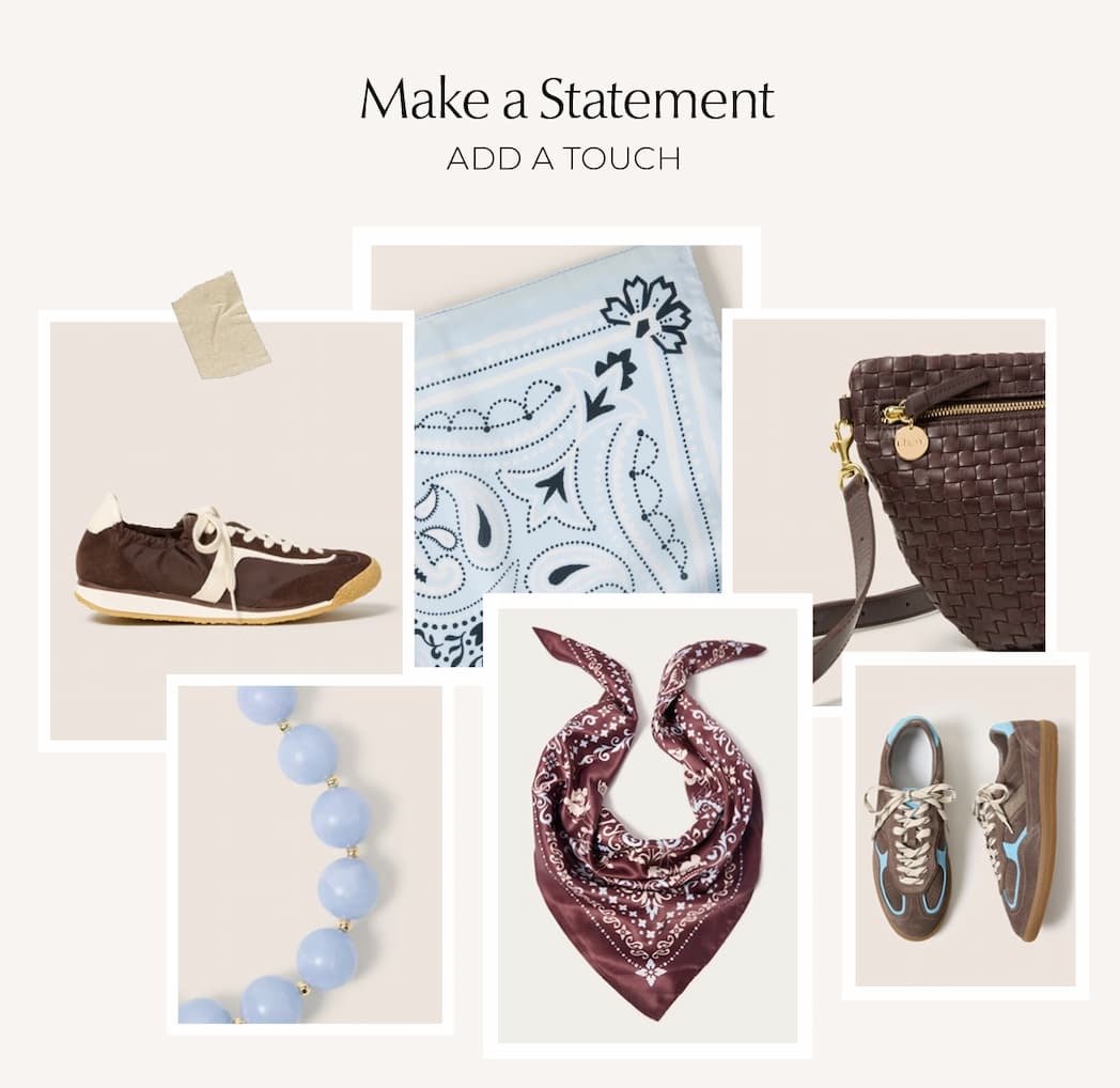 Love Your Accent. A touch of the trend. Images of accent accessories.