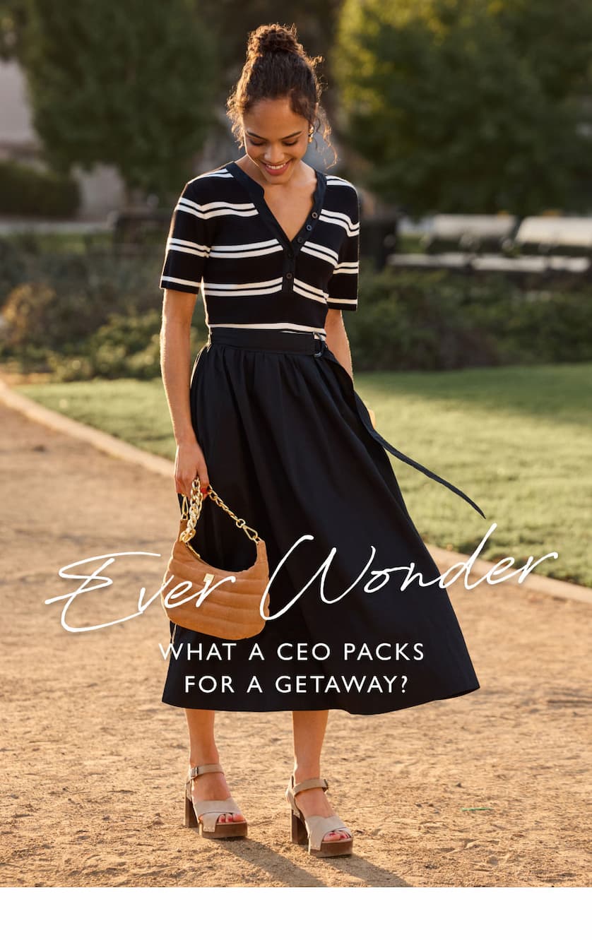 Ever Wonder. What a CEO packs for a getaway?