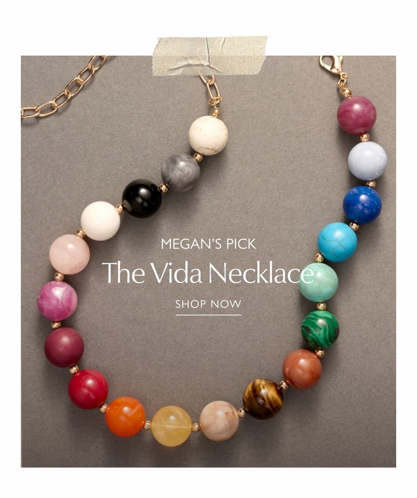 Image of Megan's Pick: The Vida Necklace. SHOP NOW