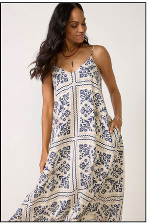 SHOP Maggie Handkerchief Midi Dress