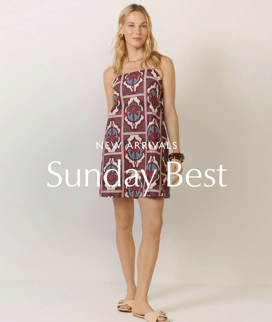 New Arrivals. Sunday Best. Rotating images of models in new look. 