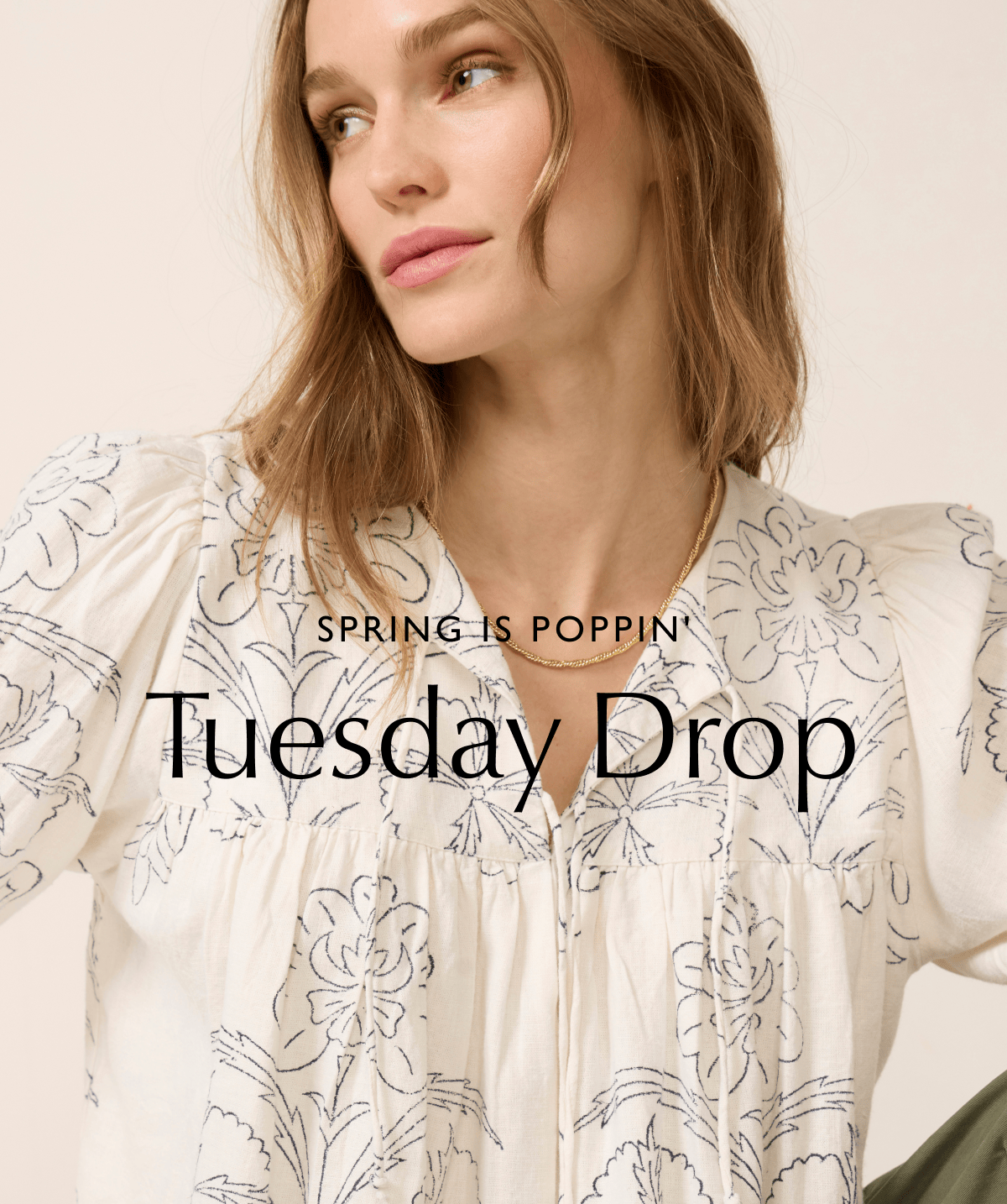 Spring is Poppin'. Tuesday Drop. Fashion image. 