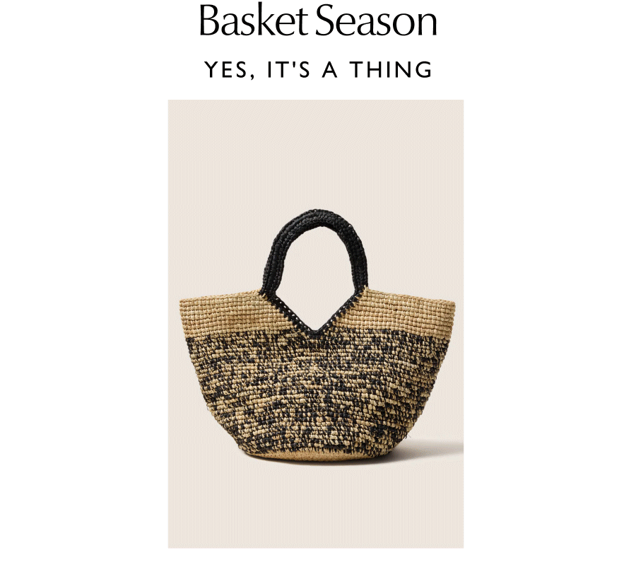 Basket Season. Yes, it's a thing. Rotating images of woven items.