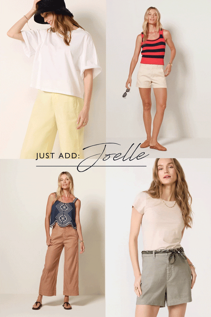 Just add: Joelle. Animated image of models in Joelle.