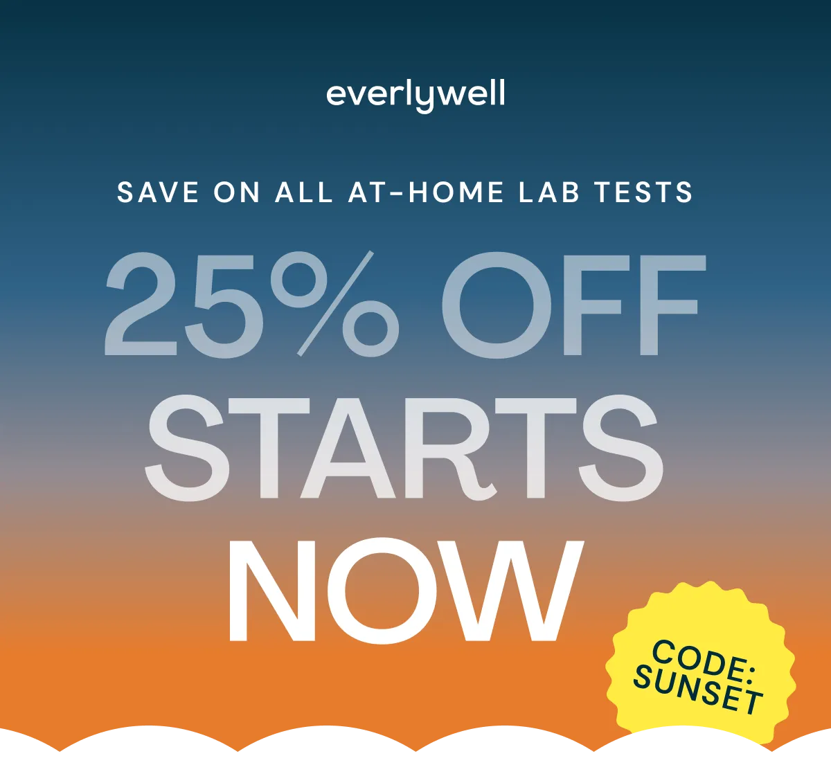 25% OFF STARTS NOW