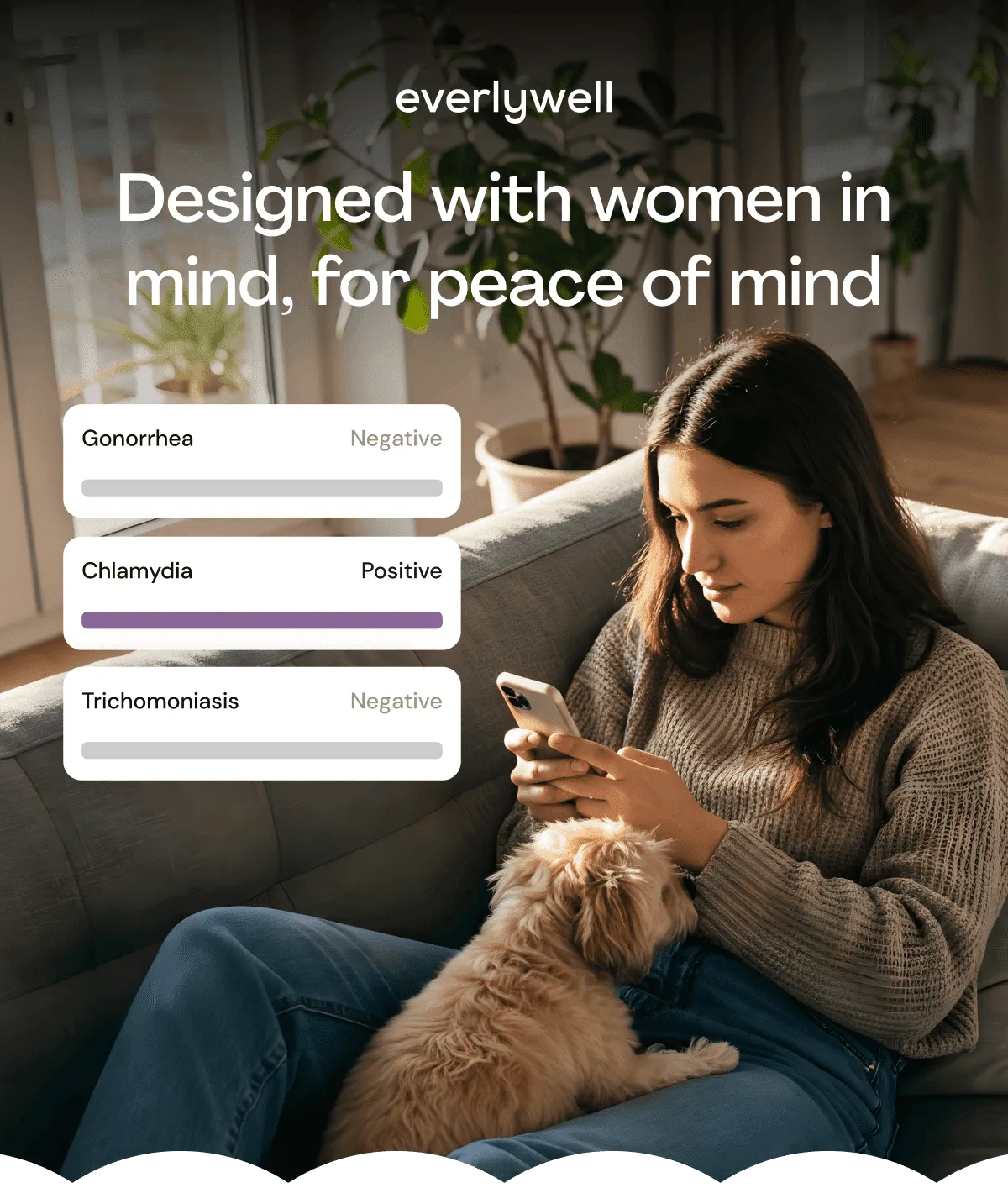 Visby Rapid PCR At-Home Female STD Test – 3 Panel