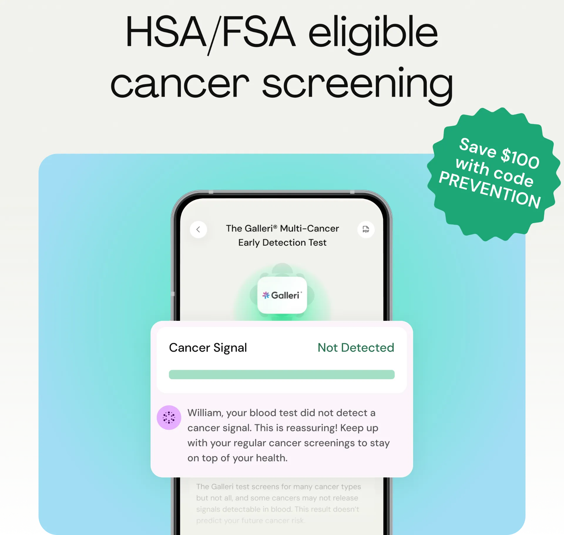 Galleri® Multi-Cancer Early Detection Test