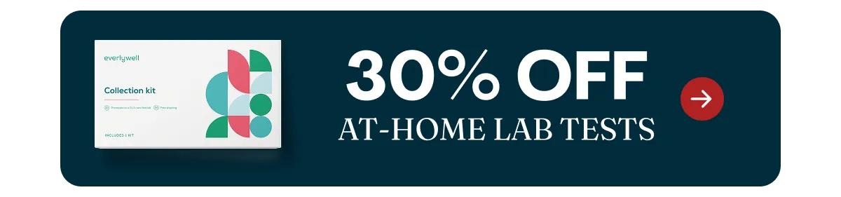 30% OFF at-home lab tests