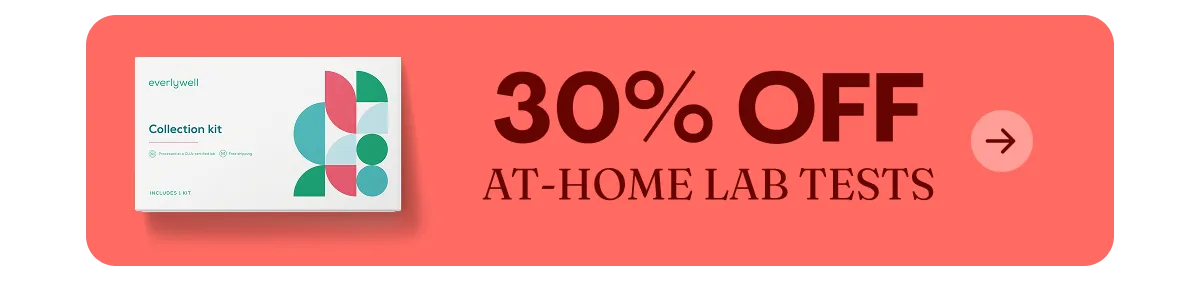 30% OFF at-home lab tests