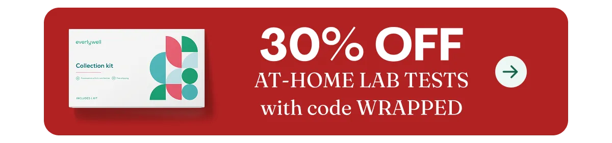 30% OFF at-home lab tests