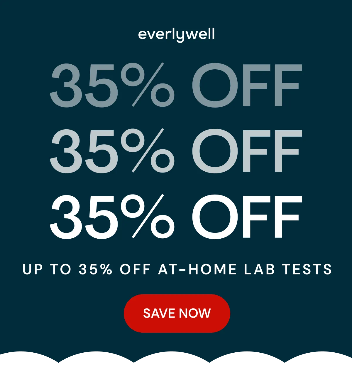 up to 35% OFF at-home lab tests