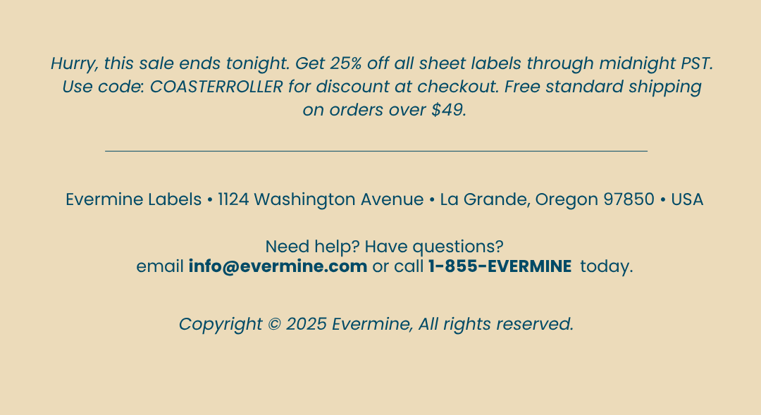 Sale ends midnight