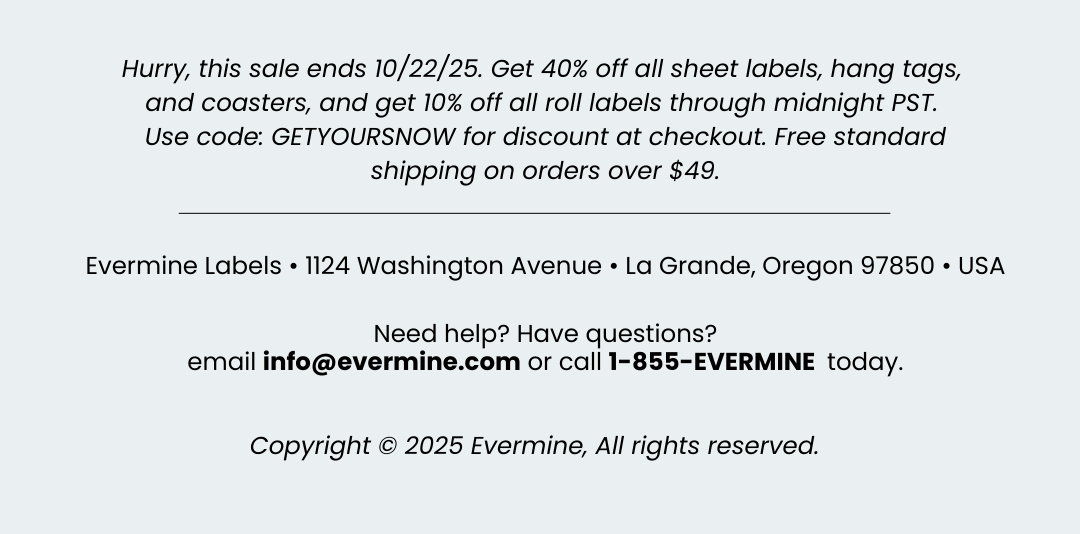 Up to 40% off - now thru 10/22