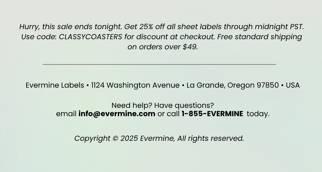 Sale ends midnight