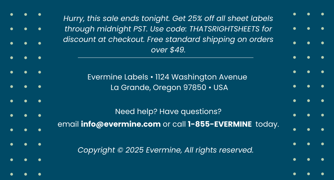 Sale ends midnight