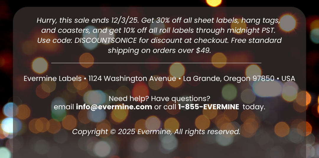 Sale ends 12/3/25 at midnight