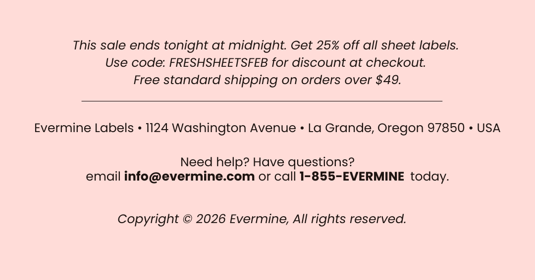 Sale ends tonight at midnight
