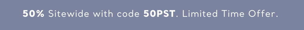 50% off with code 50 PST